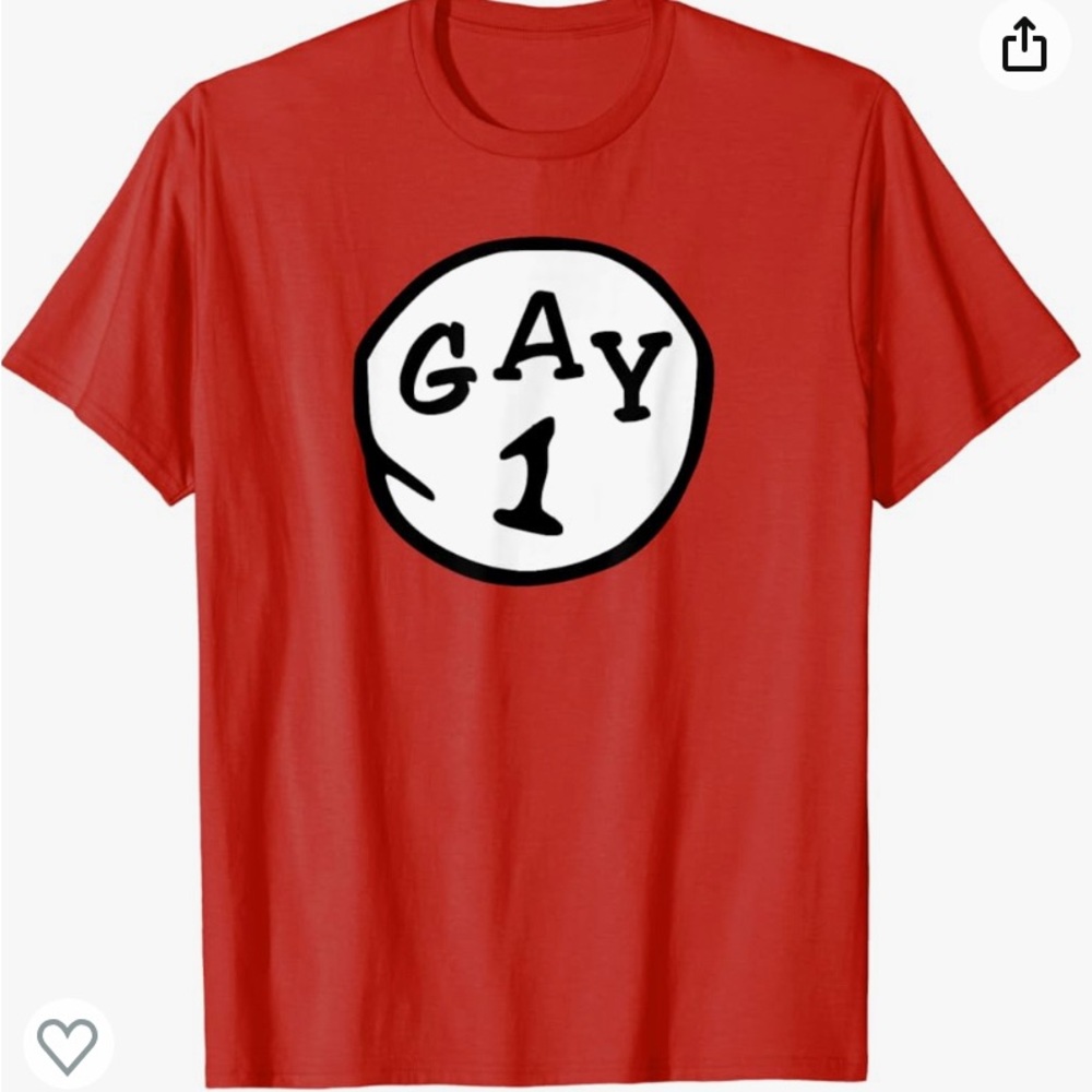 NWOT Gay 1 tee